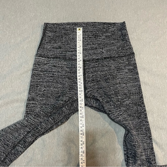 lululemon Wunder Under High-Rise Crop 21” Size 4 Heathered Black - Picture 5 of 8